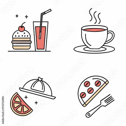 food and drink icons