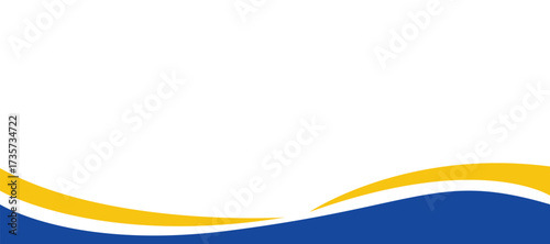 Abstract orange and blue banner background. Graphic design banner pattern background template with dynamic curve shapes. Suit for business, cover, header, wallpaper, corporate, website, flyer