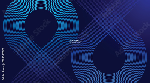 Abstract background with glowing wave. Shiny moving lines design element. Modern pink blue gradient flowing wave lines. Futuristic technology concept.
