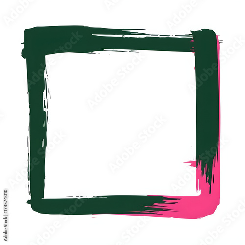 frame of colorful paint