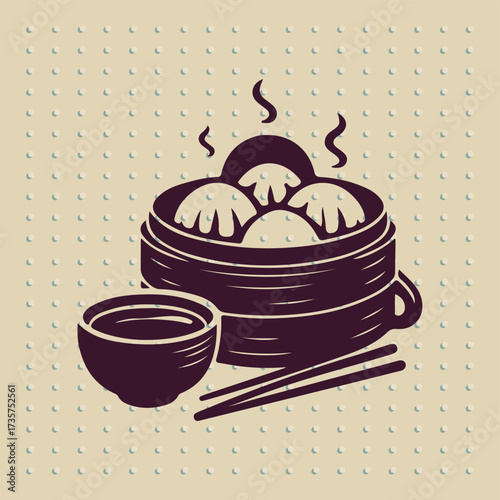 vector " dimsum " illustration vector Design white background