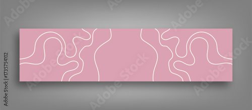 topographic pink background for linkedin banner design