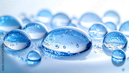 Crystal Water Droplets Series