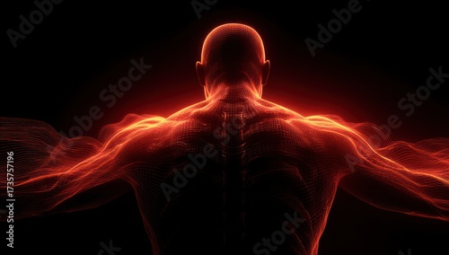 Human Body Energy Flow and Power.
