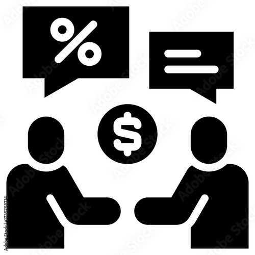 bargain icon for shopping store, business, website, application, printing, document, poster design, etc