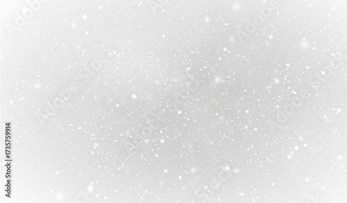 Snowflake and snowfall PNG background. Winter holiday illustration