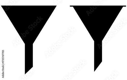 A 3d rendered illustration of black and white wine glasses and a glass cube isolated for a party drink celebration