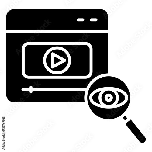 Review Record Glyph Icon