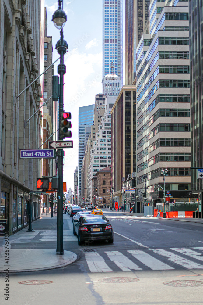 Obraz premium New York city street