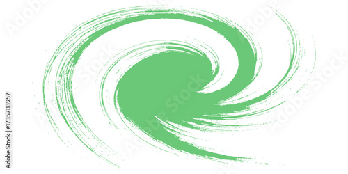 Abstract green swirl pattern illustration with bright light and wave vector design. spiral, blue, water, color, decoration, lines, element, twirl, icon, backdrop, abstraction