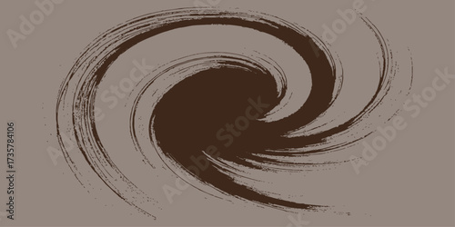Vector illustration of a woman face with a human eye featuring a delicious brown liquid chocolate swirl texture and smooth flowing cream ripple. cosmetic, milk, candy, coffee, wave, 3d, caramel
