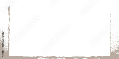 Fototapeta Naklejka Na Ścianę i Meble -  A 3D illustration of a blank old paper texture with a wooden frame border for art or business design. square, animation, hand, education, black, blackboard, board