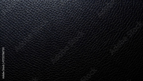 Wallpaper Mural Close-up of black leather texture with intricate patterns, highlighting detail and sophistication. Torontodigital.ca