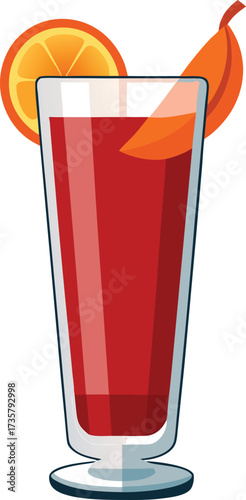 Christmas Mulled Wine Warmth elegant stemmed glass of mulled wine with star anise garnish