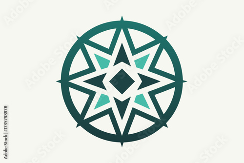 compass rose vector