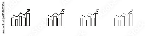 Stagflation icon concept. editable vector trendy illustrations.