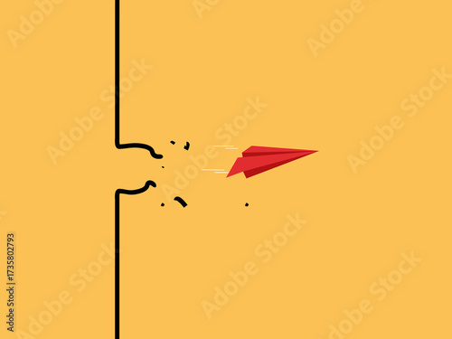 Paper Rocket Leader flies through obstacles