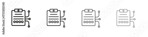 Smart contract icon concept. editable vector trendy illustrations.