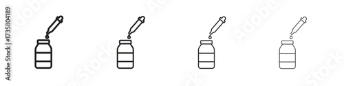Serum icon concept. editable vector trendy illustrations.