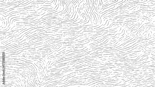 Repeating dynamic line pattern abstract black curved stripes vector design on transparent background for modern textiles wallpapers motion illusion and organic flow themes