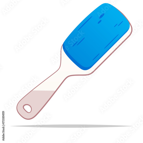 Lint brush vector isolated illustration