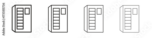 Infrared heat cabin icon concept. editable vector trendy illustrations.