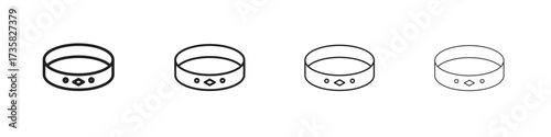 Bracelet icon concept. editable vector trendy illustrations.