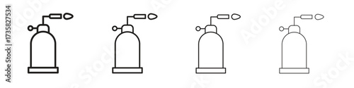 Blowtorch icon concept. editable vector trendy illustrations.