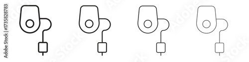 Anesthesia icon concept. editable vector trendy illustrations.