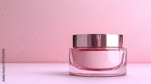 Elegant Pastel Cosmetic Cream Jar Mockup Design Display