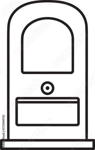 Parking Meter Silhouette Black Vector Art for Retro City Projects