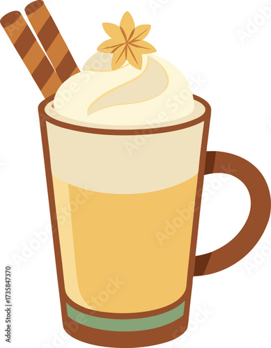 Christmas Eggnog Traditions smooth eggnog mug with cinnamon dust and simple holiday garnish