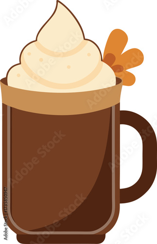 Christmas Eggnog Traditions golden eggnog in tumbler with whipped cream swirl and cinnamon