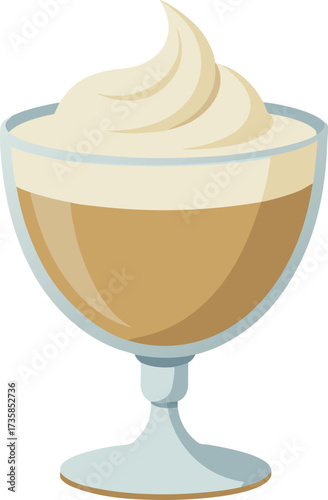 Christmas Eggnog Traditions  eggnog in tumbler with whipped cream swirl and cinnamon