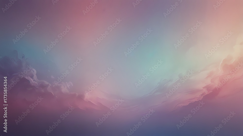 Fototapeta premium Abstract ethereal gradient with soft colors, dreamlike wisps, perfect for backgrounds and artistic themes.