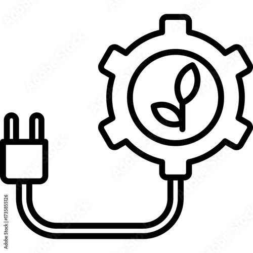 Sustainable Energy Icon