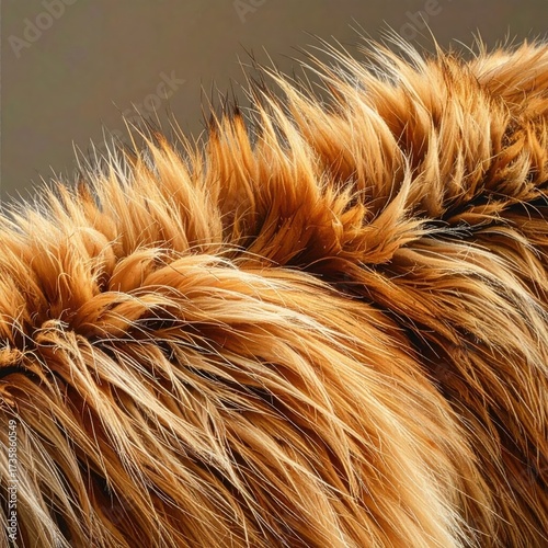 Close-up of textured faux fur