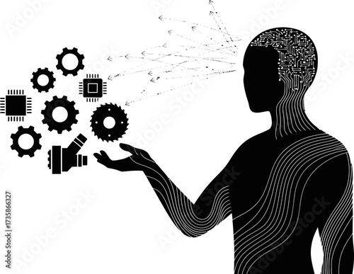 cognitive fusion ignites innovation, empowering technological advancement with human foresight