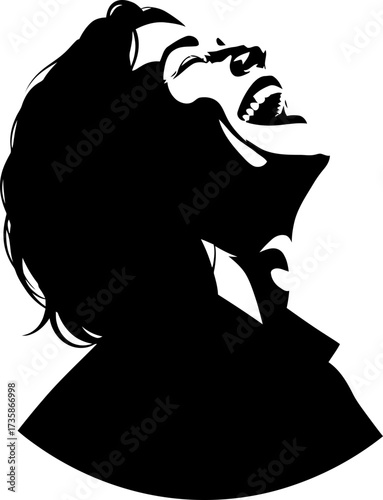 raw emotion bursts forth, a primal scream of joy or despair