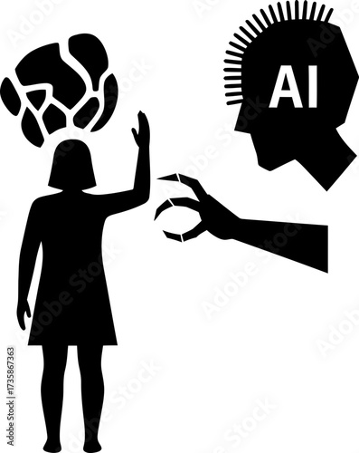 humanitys intellect resists ais digital grasp, defending freedom of thought