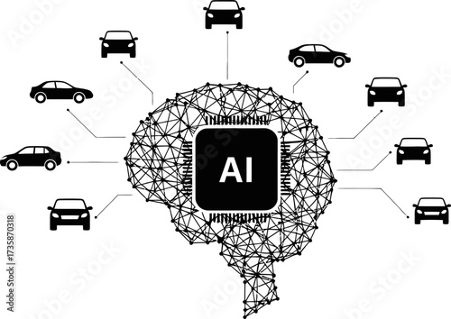 ai drives future mobility, connecting smart vehicles with seamless intelligence