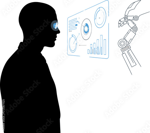 human vision directs future data and robotics await conscious command