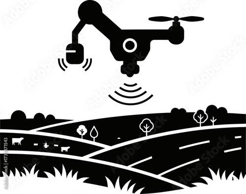 automated eyes secure fields sensing natures pulse, cultivating productive futures