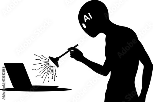 intelligence plumbs deep data, revealing hidden patterns within the digital realm