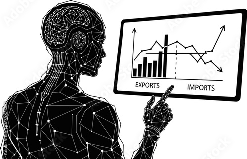 ai deciphers global trade patterns, forecasting economic trends confidently