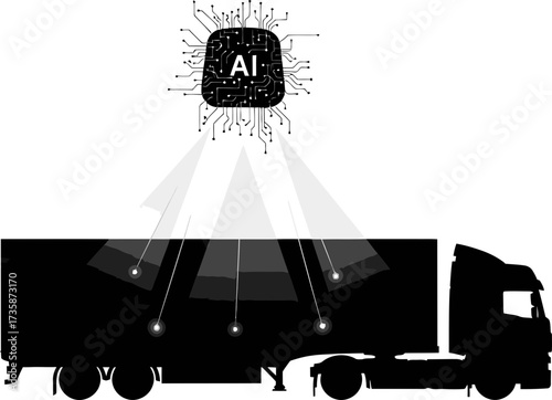 ai orchestrates future cargo, optimizing global logistics for smart journeys