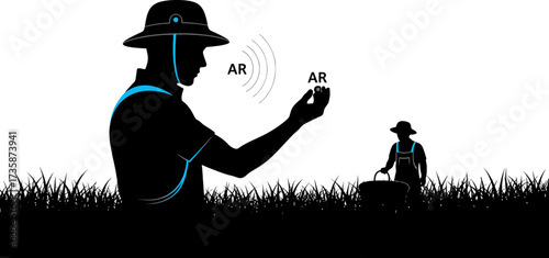 ar empowers farm workers, merging digital insights with agricultural fields
