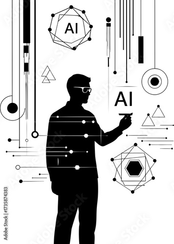 human architect engineers intelligent systems, envisioning tomorrows digital transformation