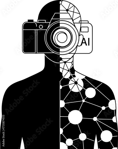 cognitive machine redefines perception, blending organic vision with algorithmic insight