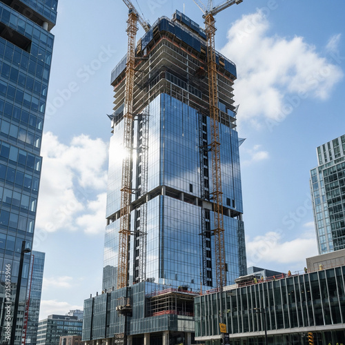 skyscraper under construction